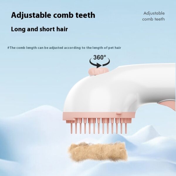 3 In 1 Pet Steam Brush Pet Cleaning Adjustable Comb Wash-free Comb Hair Removal Grooming Supplies Pets Accessories - Image 7